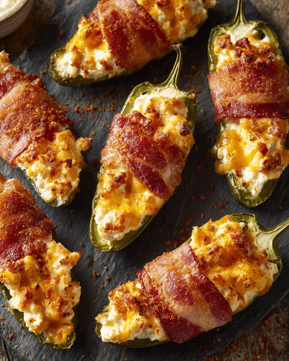 Banana Pepper Jalapeño Poppers – Spicy & Cheesy