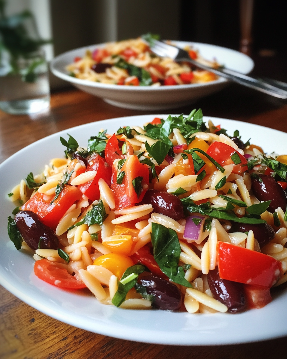 Greek Orzo Pasta Salad