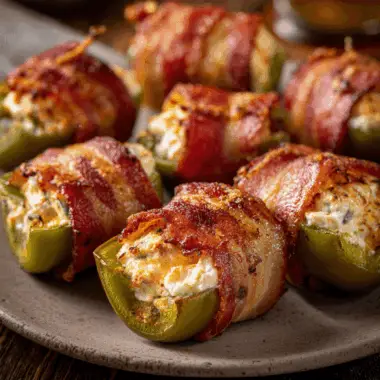 Smoky Bacon Banana Pepper Bites