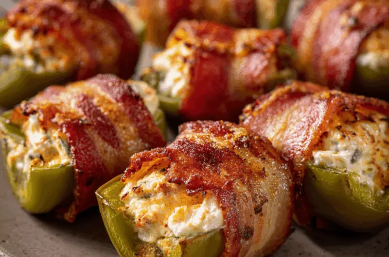 Smoky Bacon Banana Pepper Bites