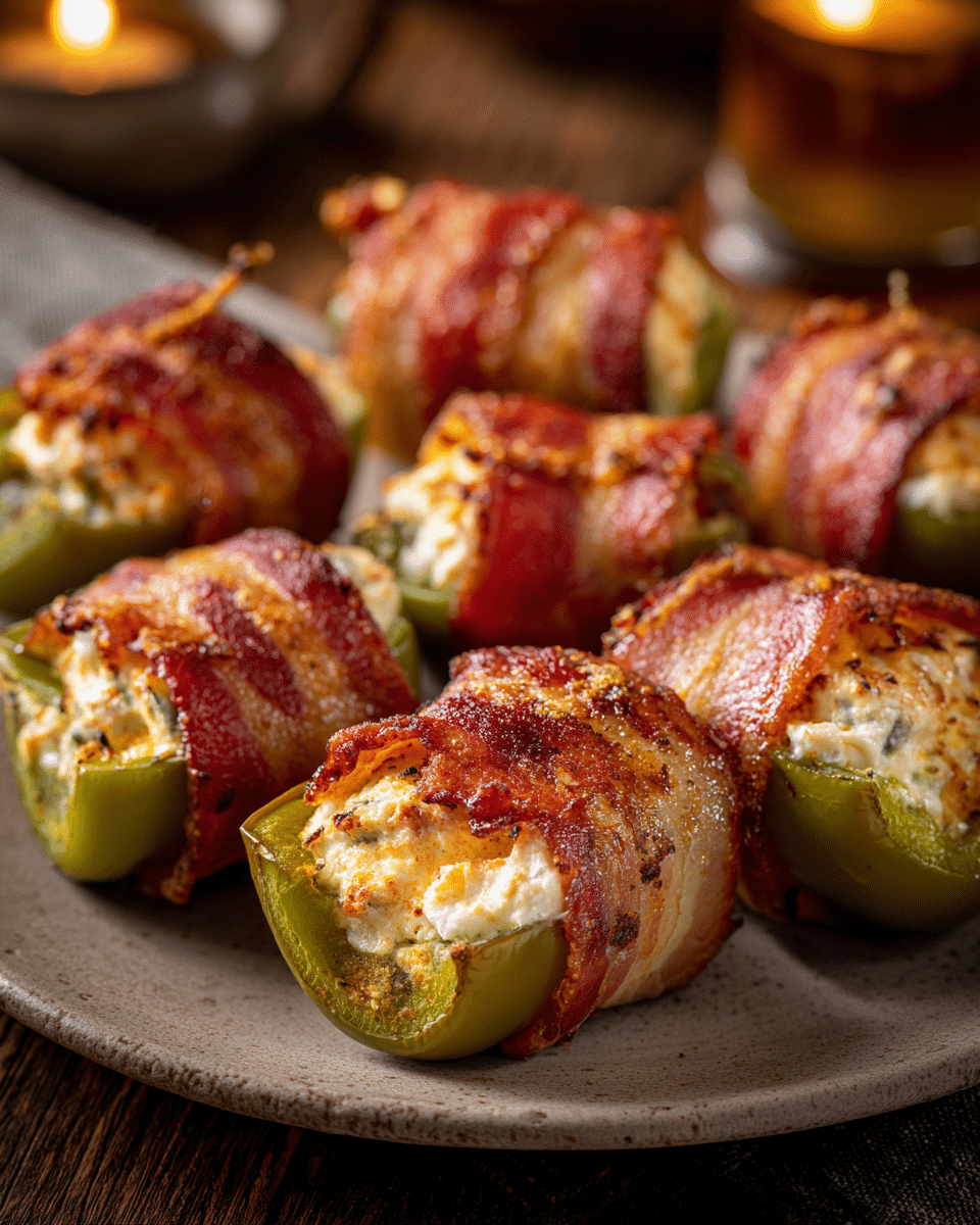 Smoky Bacon Banana Pepper Bites