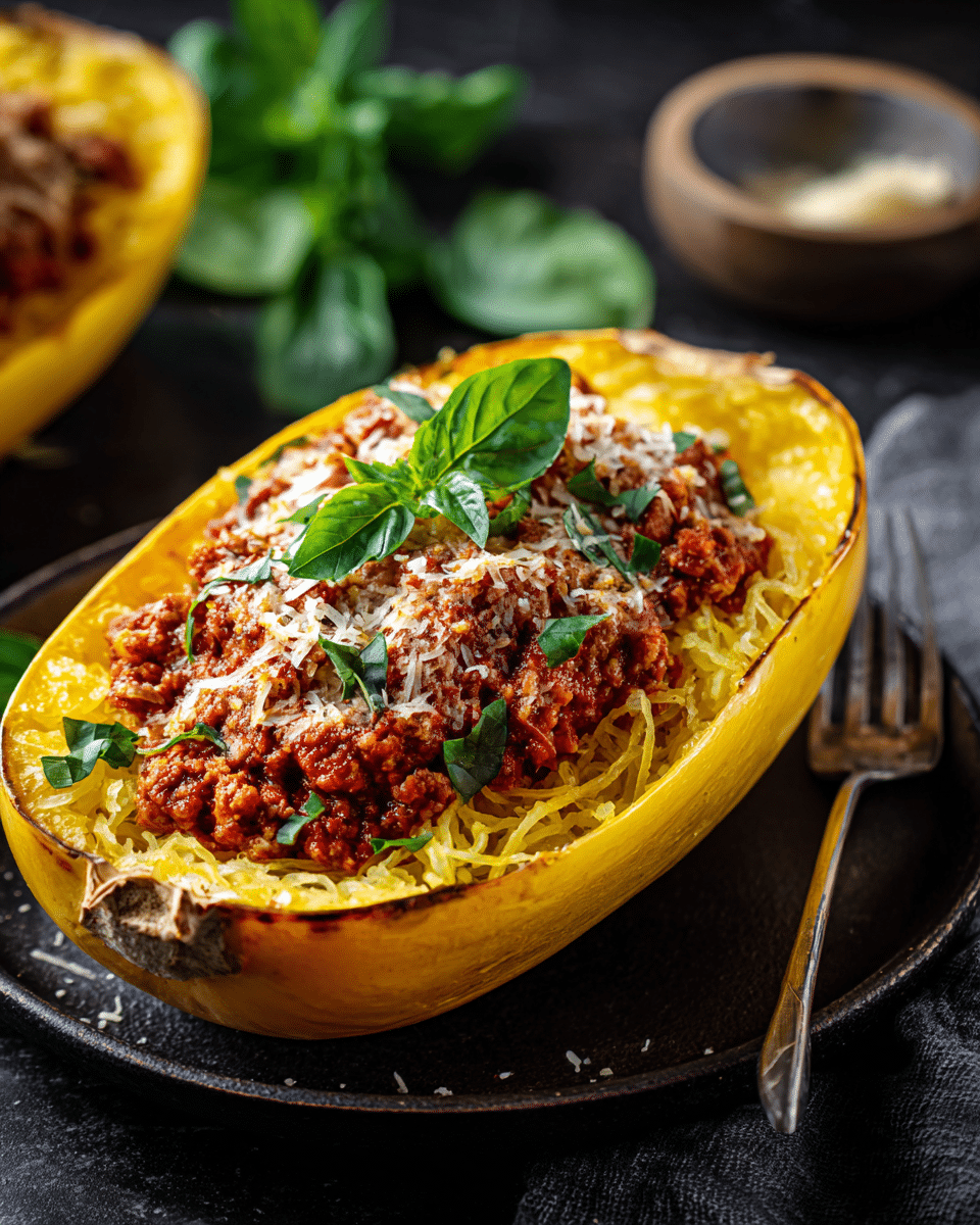 Spaghetti Squash Bolognese – Diabetic-Friendly Comfort Food