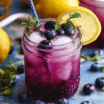 Sparkling Blueberry Vodka Lemonade