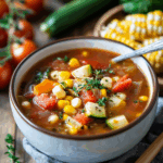 Garden Veggie Soup – Light Summer Crockpot
