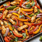 Sheet Pan Chicken Fajitas – No Tortillas Needed