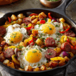 Kielbasa Breakfast Hash with Crispy Potatoes