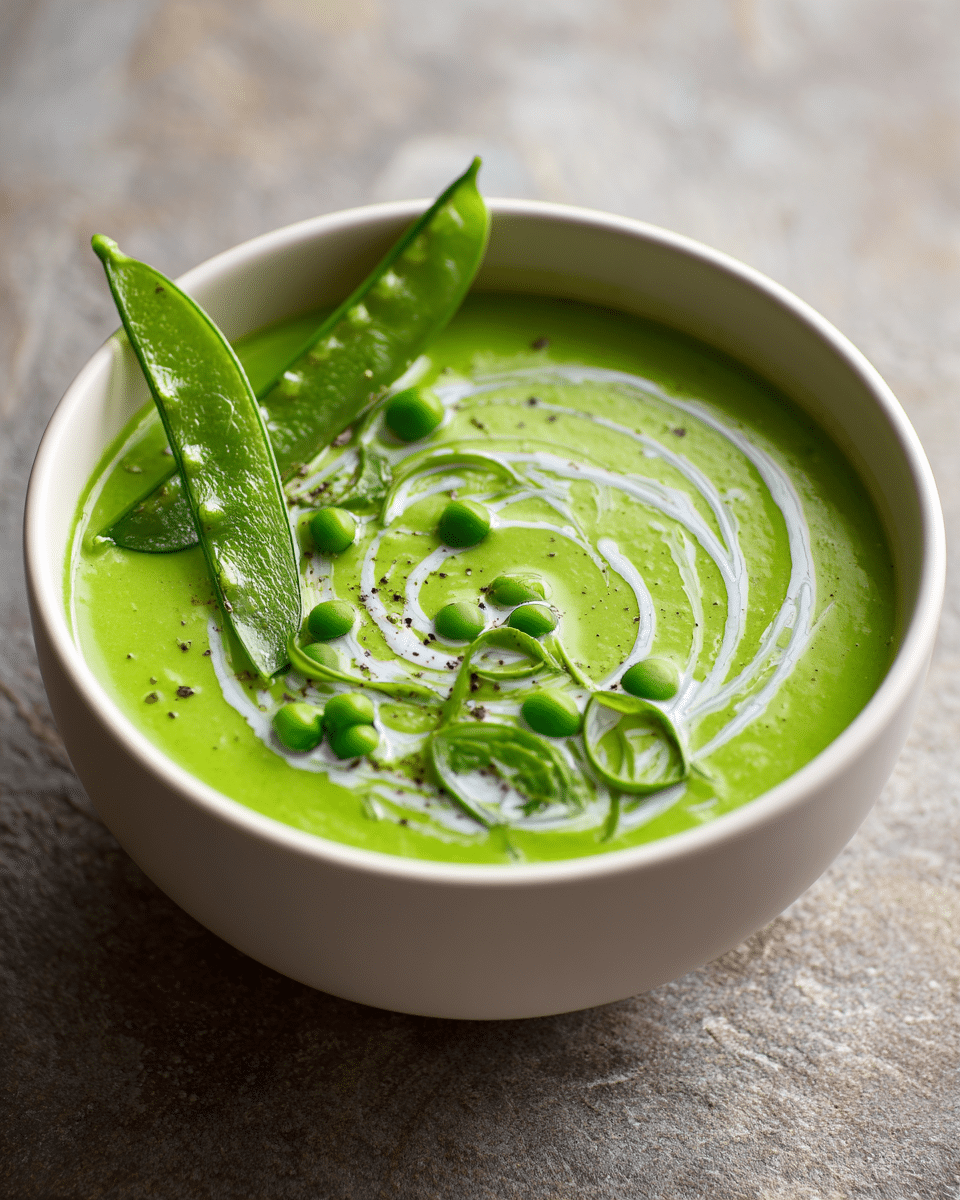 Mint Pea Soup – Chilled