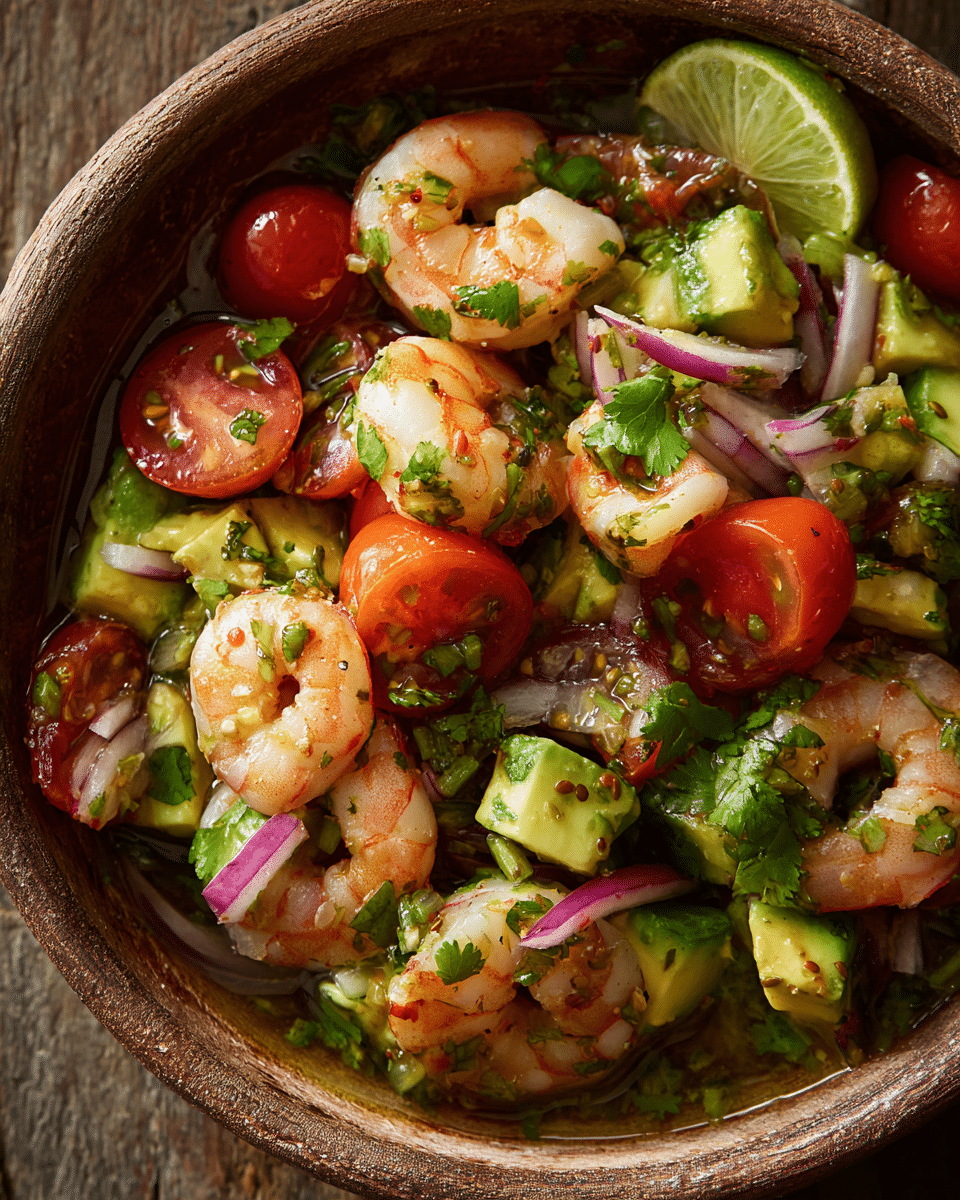 Shrimp Avocado Summer Salad