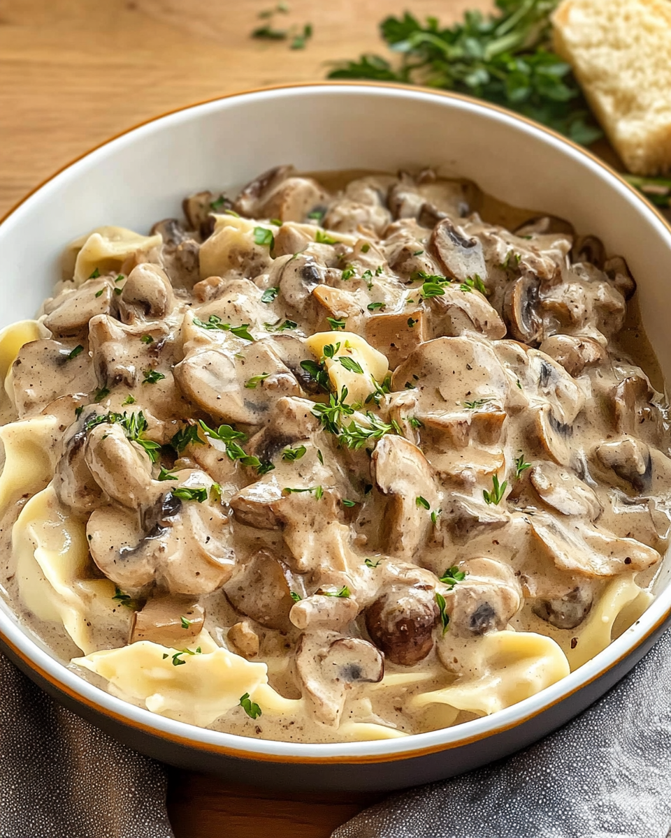 Beef and Mushroom Stroganoff