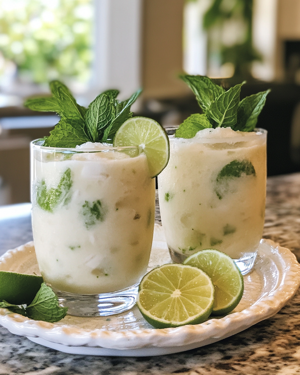 Coconut Mojito with Fresh Lime