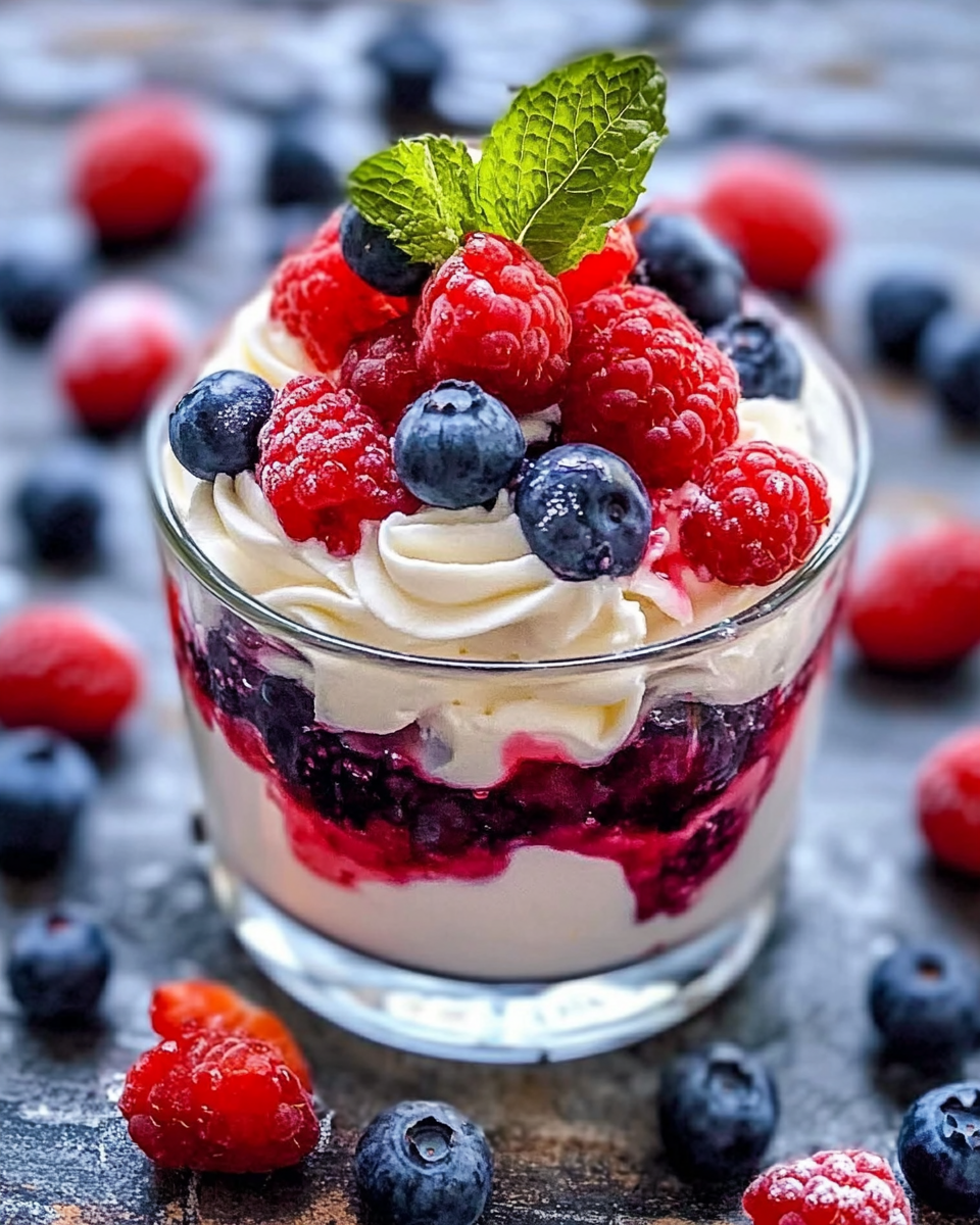 Easy Berry Cheesecake Trifle