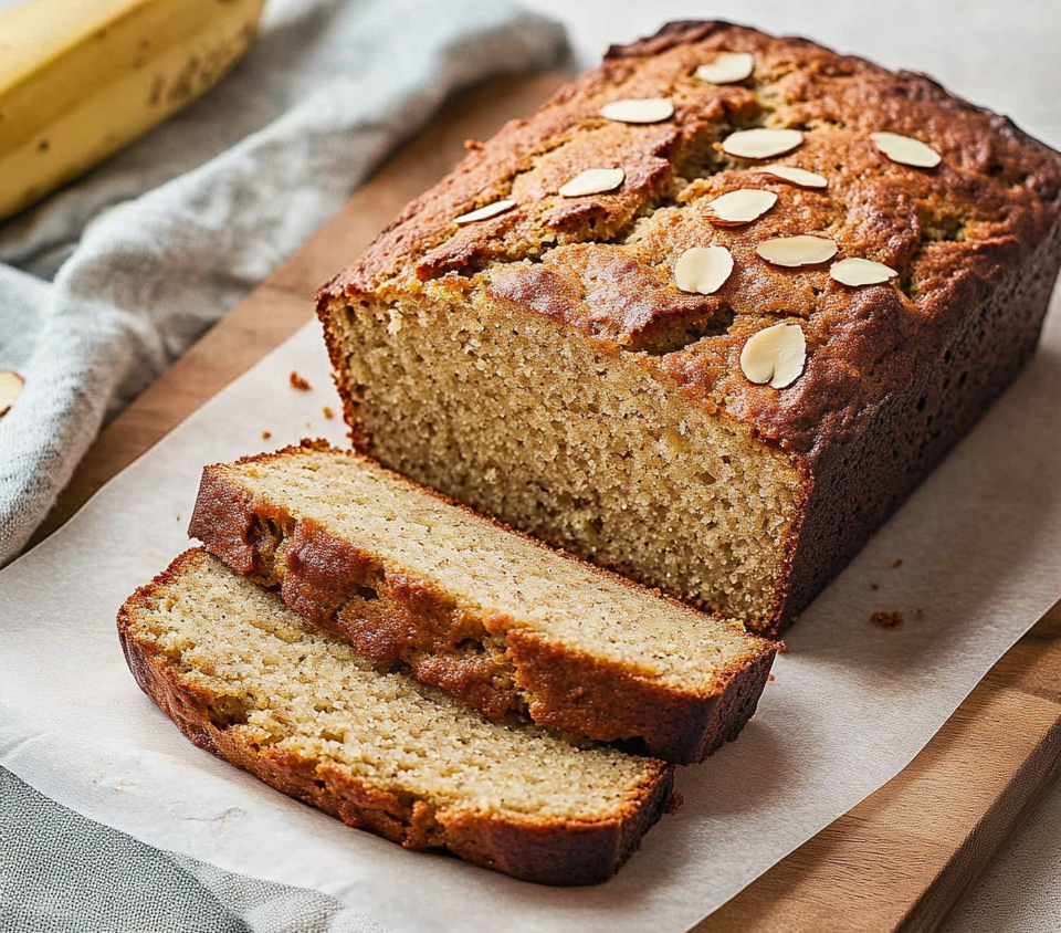 Banana Bread Made with Almond Flour