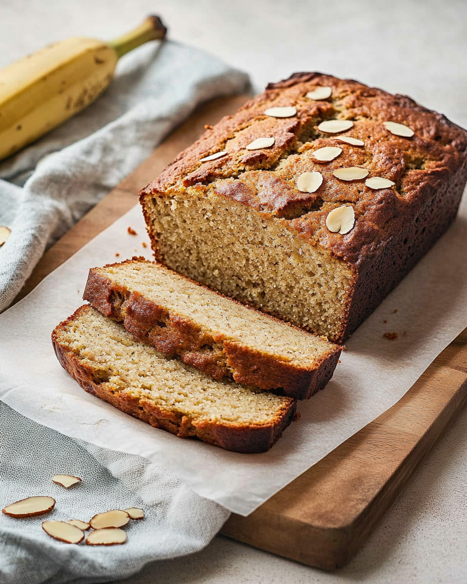 Banana Bread Made with Almond Flour