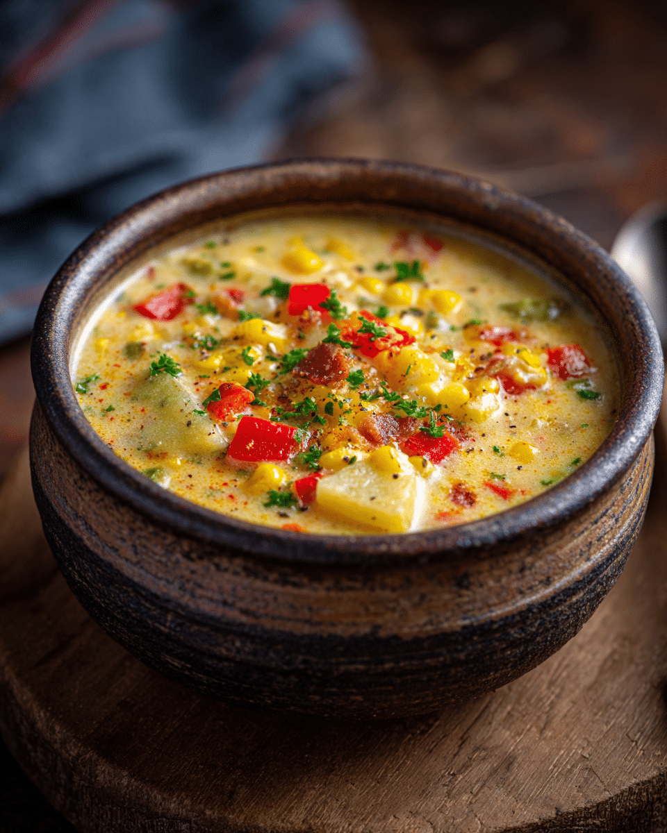 Creamy Summer Corn Chowder – Crockpot Soup