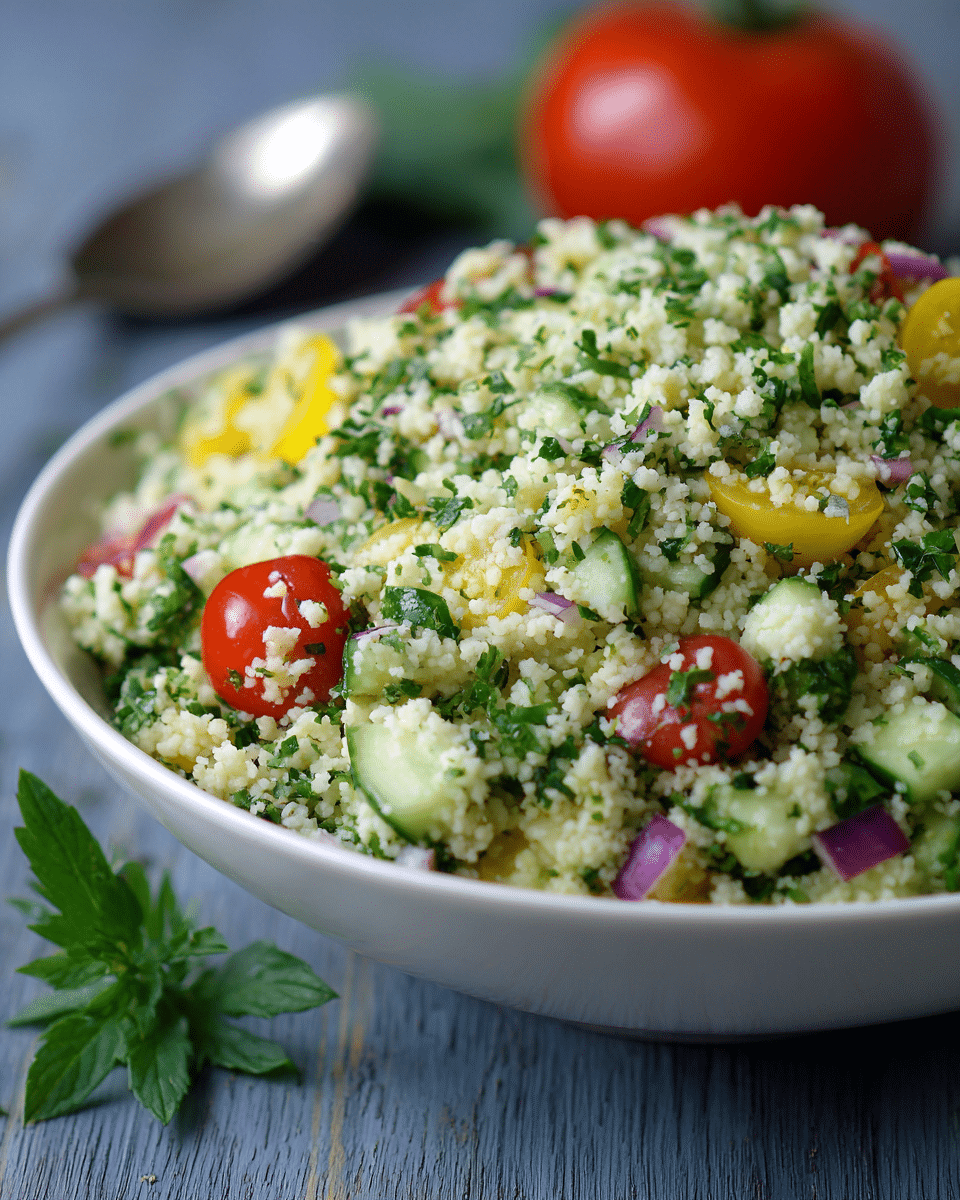 Mint Herb Couscous Salad