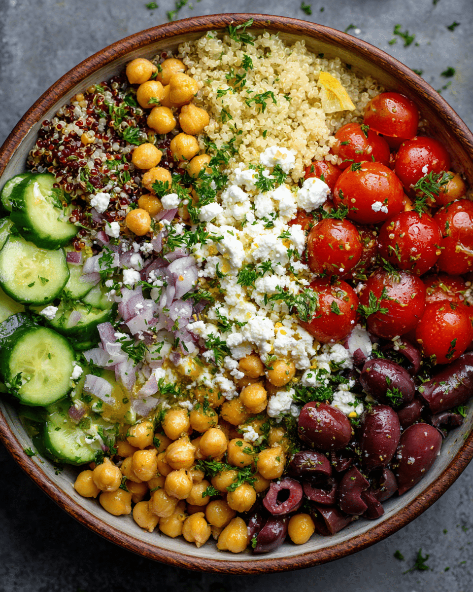 Mediterranean Chickpea Power Bowls