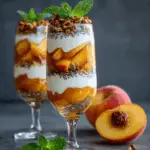 Peach Yogurt Breakfast Parfait