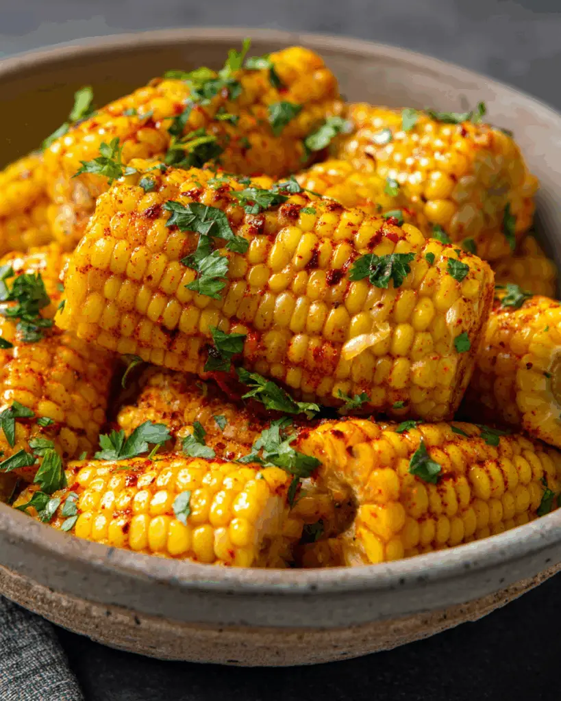 Garlic Butter Corn Delight – Crockpot Side Dish