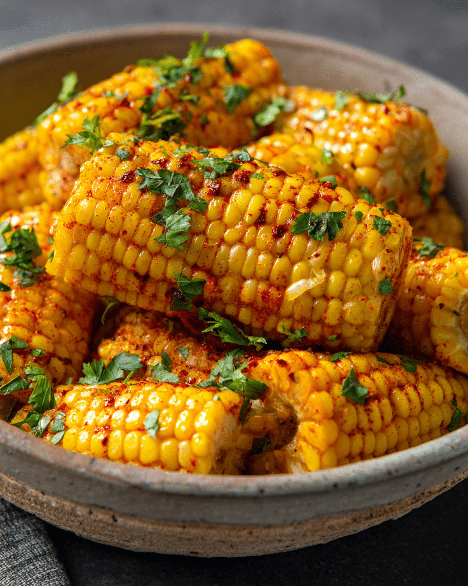 Garlic Butter Corn Delight – Crockpot Side Dish