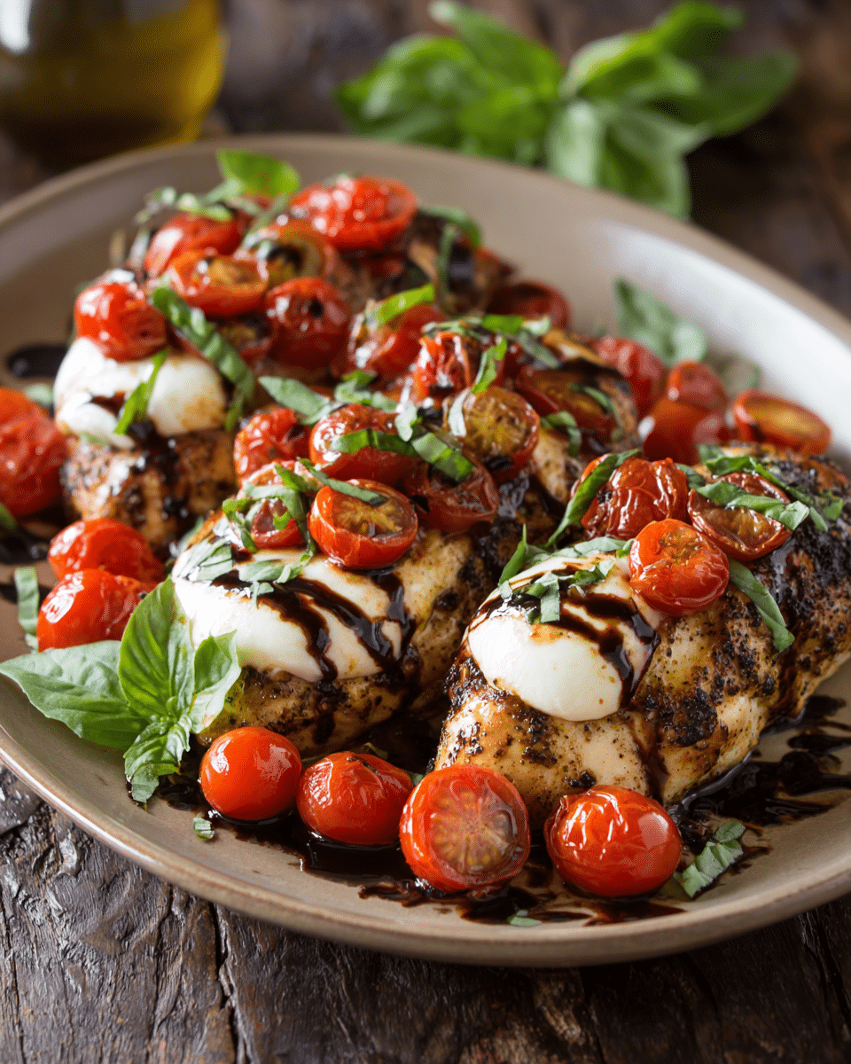 Balsamic Caprese Chicken Dream – Crockpot Chicken 2 Balsamic Caprese Chicken Dream – Crockpot Chicken