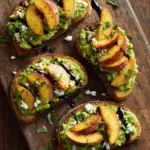Summer Peach & Avocado Toast