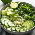 Cucumber Avocado Summer Bowl