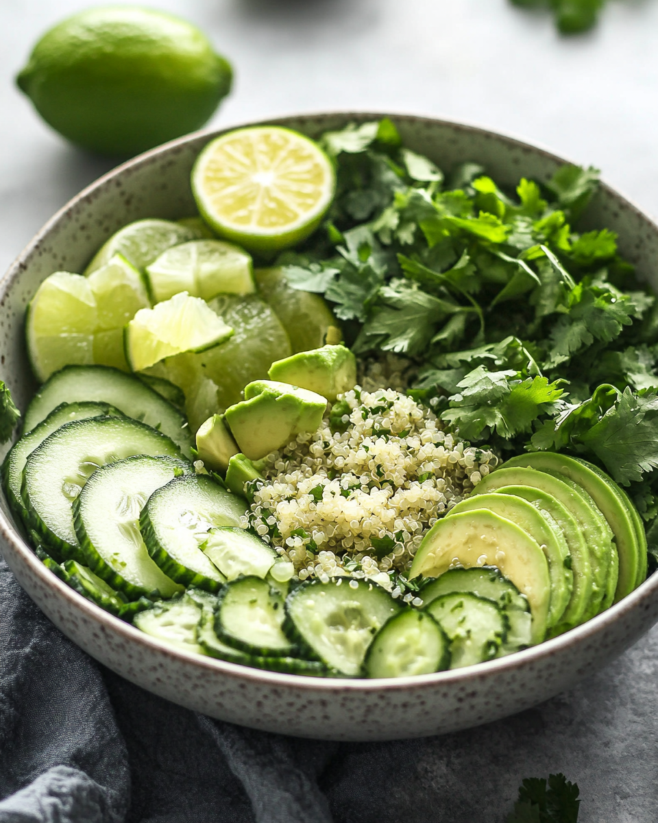 Cucumber Avocado Summer Bowl
