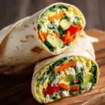 Hummus Pita Wrap – Easy and Quick College Breakfast