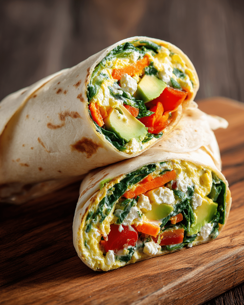 Hummus Pita Wrap – Easy and Quick College Breakfast