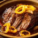 Slow Cooker Banana Pepper Roast Beef