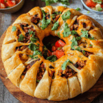Cheesy Chicken Taco Ring You’ll Want Every Night