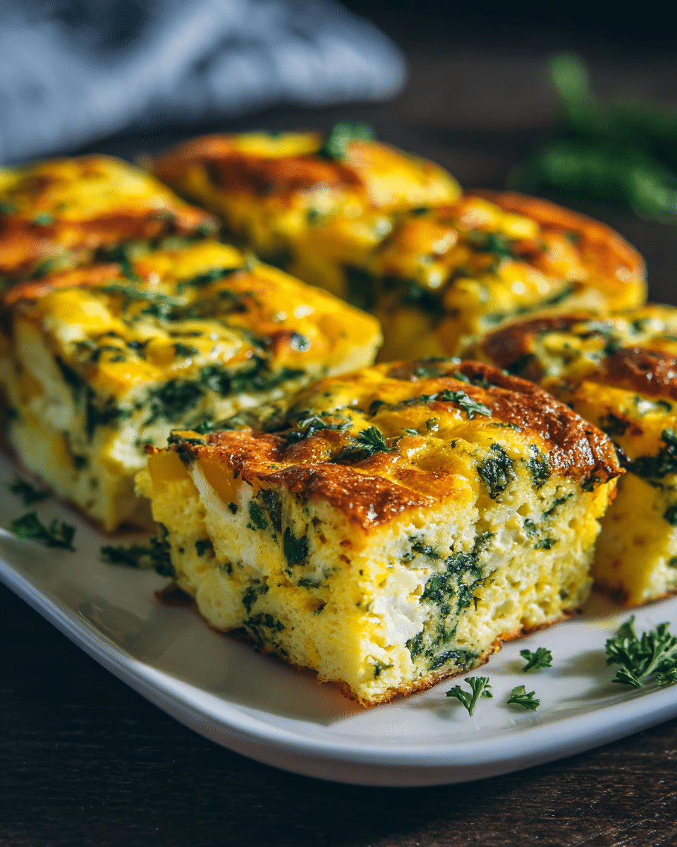 Banana Pepper & Egg Breakfast Bake