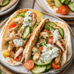 Greek Chicken Gyros – Summer Crockpot Version
