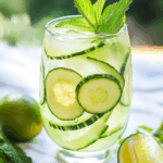 Minty Cucumber Lime Spritzer