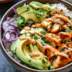 Bang Bang Chicken Bowls with a Kick
