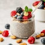 High-Protein Chia Pudding with Berries