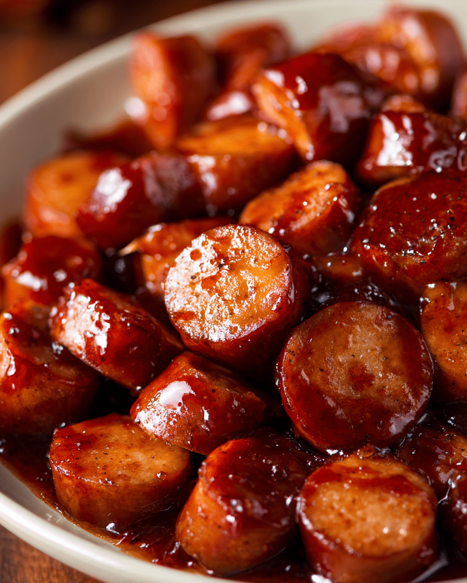Sweet & Spicy Bites – Crockpot Sausage