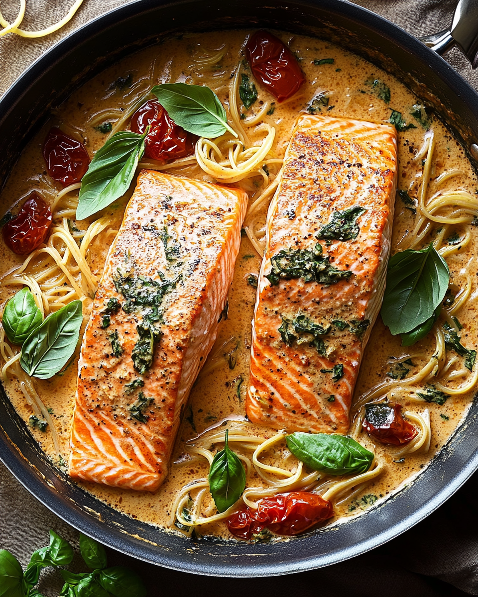 One-Pan Marry Me Salmon – Easy & Elegant Meal