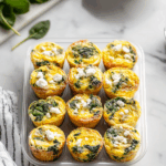 Spinach & Feta Egg Muffins – Meal Prep Friendly