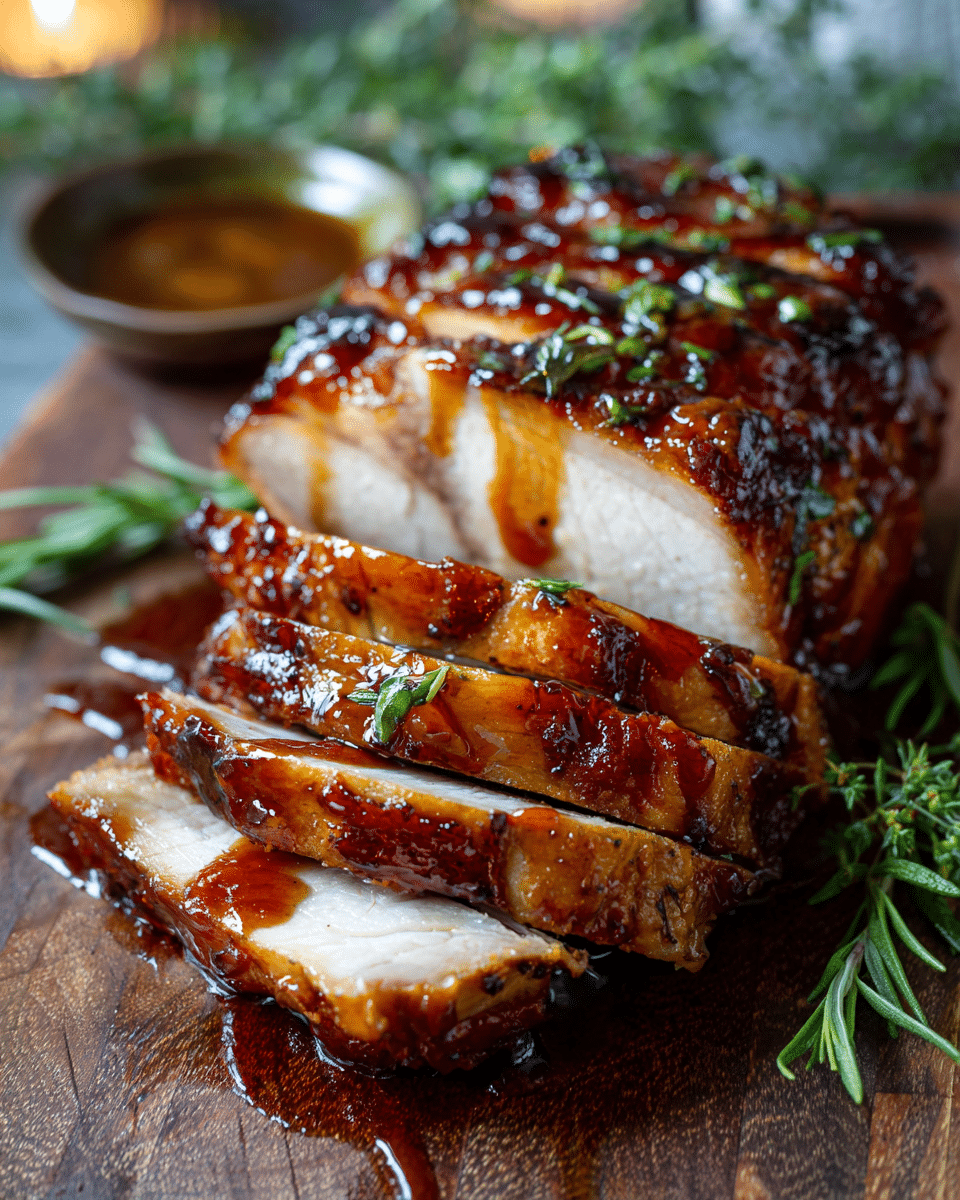 Peach-Glazed Pork Perfection – Crockpot Pork