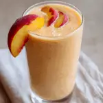 Peach Ginger Protein Smoothie