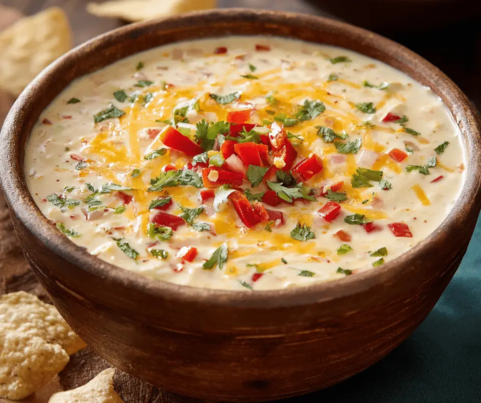 Banana Pepper Queso Dip – Party Favorite