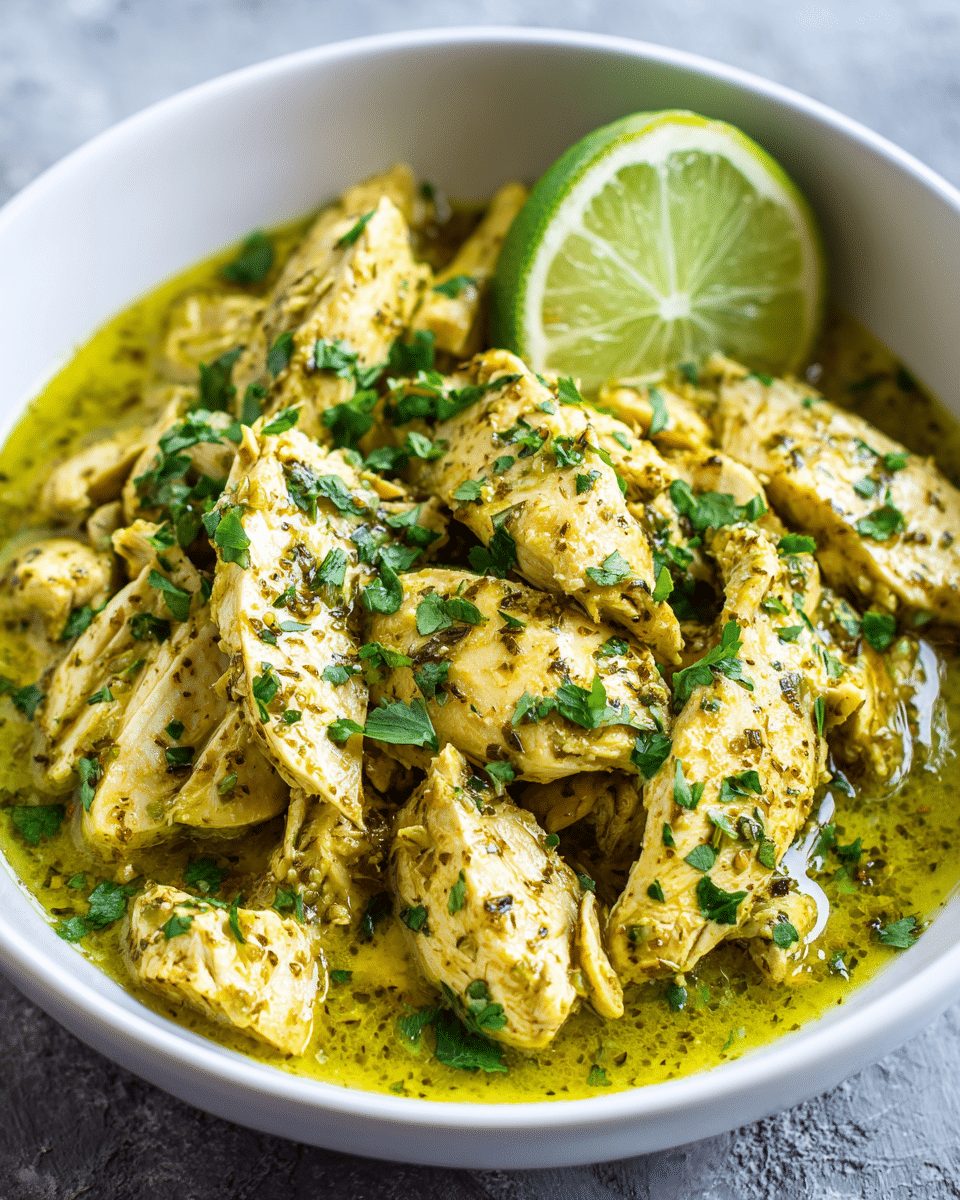 Salsa Verde Chicken Magic – Crockpot Chicken