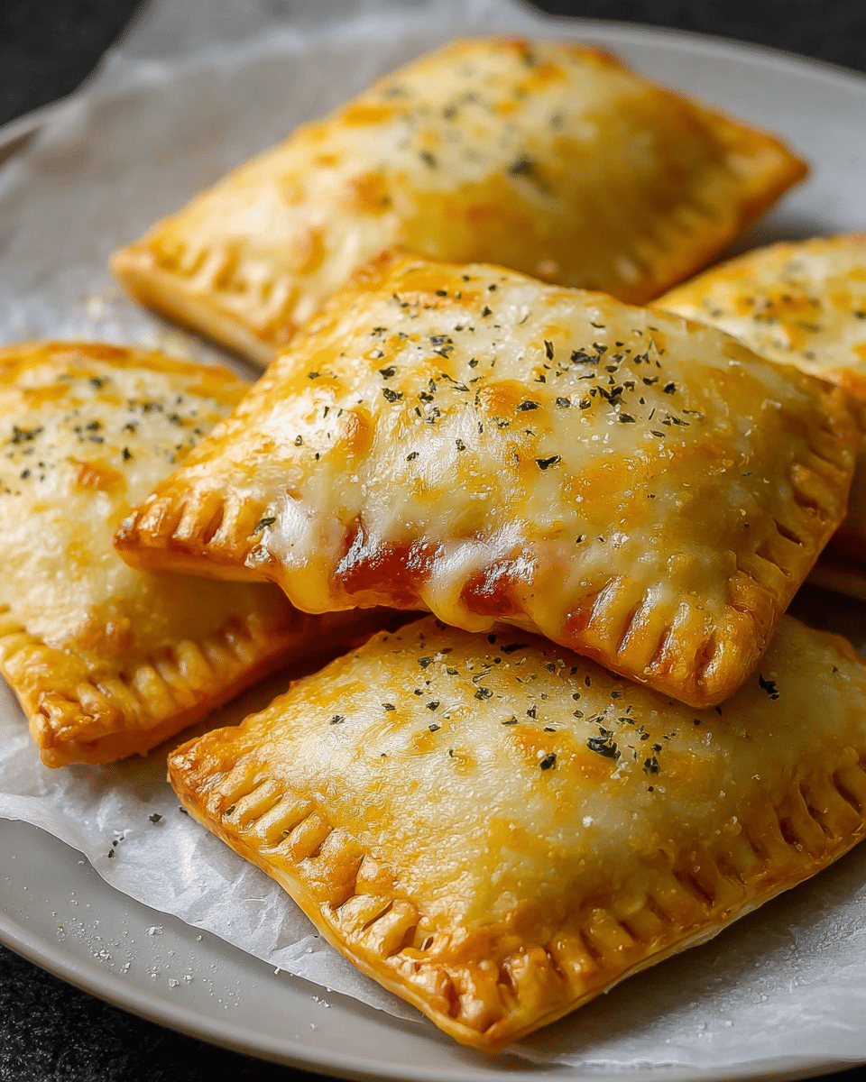 Banana Pepper Pizza Pockets – Easy & Cheesy