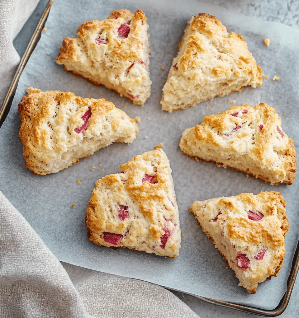 Buttery Rhubarb Scones – Grandma’s Favorite 2 Buttery Rhubarb Scones – Grandma’s Favorite