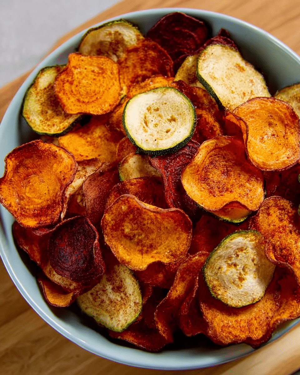 Air Fryer Veggie Chips – Crispy & Guilt-Free