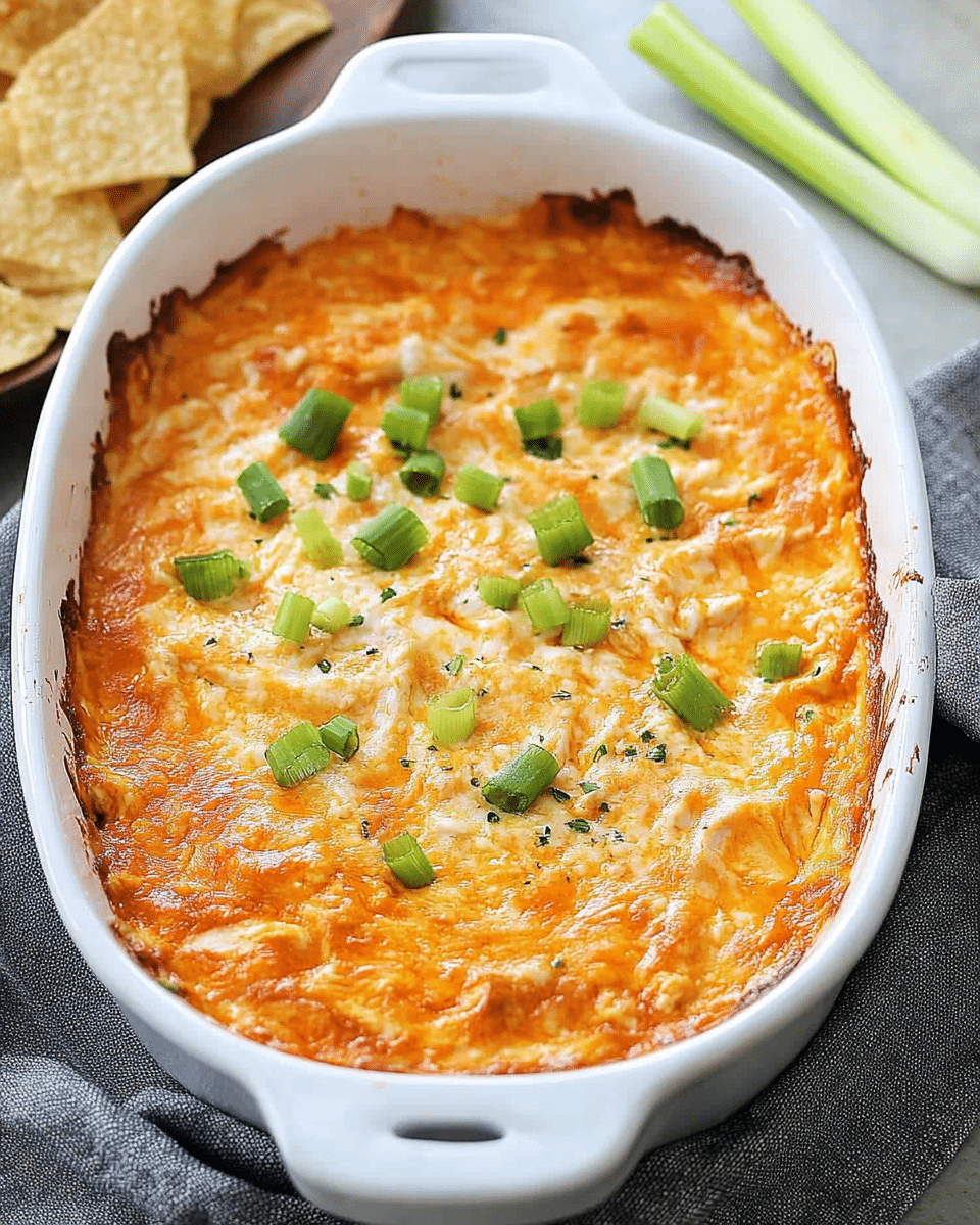 Classic Baked Buffalo Chicken Dip 3 Classic Baked Buffalo Chicken Dip
