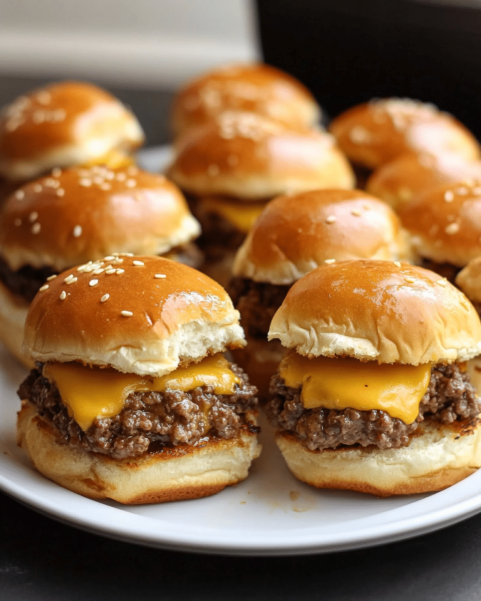 Easy Cheeseburger Sliders with Special Sauce 2 Easy Cheeseburger Sliders with Special Sauce