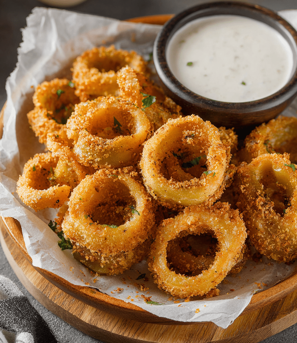 Crispy Fried Banana Pepper Rings – A Zesty Appetizer Delight