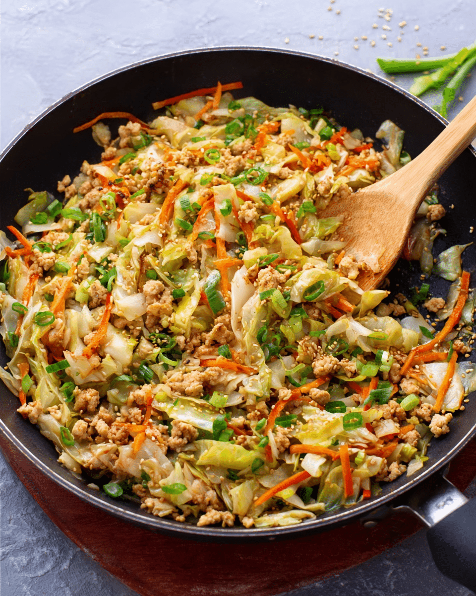 Cabbage Stir Fry with Ground Chicken – Low Carb & Satisfying